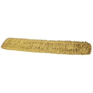 48 Inch Yellow Dust Mop with Metal Handle and 48 Inch Dust Mop Refill Bundle - 2 Mop Sets and 2 Refills