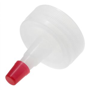 PIYANYO Red 28/410 plastic tip bottle cap Squeeze bottle replacement cap Dispensing cap for extruded plastic bottles -20PCS