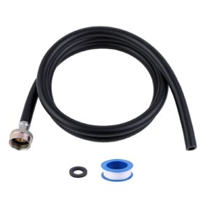 5 feet dehumidifier drain hose, 3/4 inch fht connection brass interface to prevent water leakage, hose replacement suitable for the majority of dehumidifiers