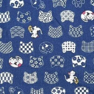 48pcs Cat Charm Packs Fabric Squares 5" x 5",Quilting Cotton Fabric Bundles Precut Fabric Pathwork for Quilting,Sewing and Scrapbooking(Cat Theme)