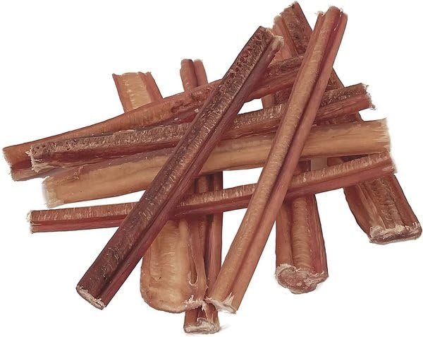 Wild Wolf 6-inch Angus Bully Sticks (8 Ounces) Healthy, All-Natural, Long-Lasting Dog Chew Bones - Natural Scent Dogs Love - Mixed Thickness