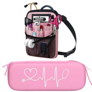 bovke stethoscope case & nurse fanny pack, pink