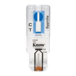 First To Know® Syphilis Test, in Home Fingerstick Blood Test with in Home Result in 15 Minutes, Discrete, Lab Accurate Testing (1 Test)