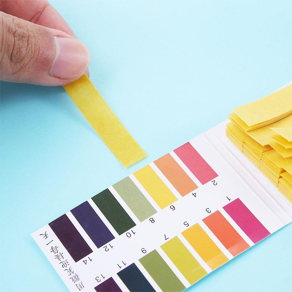 PH Test Strips 80 Strips PH 1-14 Litmus Paper Ph Tester Papers Water Cosmetics Soil Acidity Test Strips for School Home Water Testing