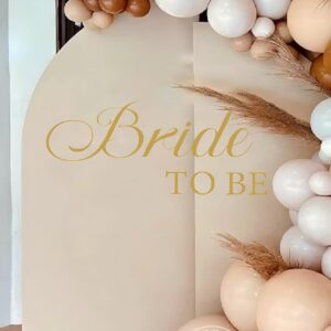 Bride to Be Decal - Bridal Shower Party Decor Bridal Shower Party Decal for Sign and Balloon Arch Backdrop Creative Wedding Shower Decal (Bride to Be Decal)