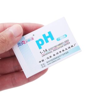 PH Test Strips 80 Strips PH 1-14 Litmus Paper Ph Tester Papers Water Cosmetics Soil Acidity Test Strips for School Home Water Testing