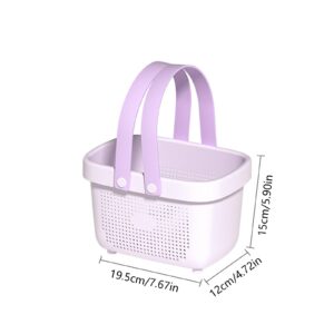 Shower Caddy Bins Organizer for Bathroom and Kitchen Bath Storage Organizer Bin Tote Toiletry Bag Bin Box Storage Baskets