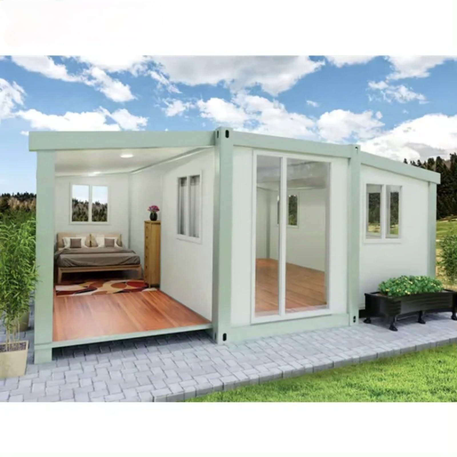 Portable Expandable Home Container Folding Foldable Prefab Prefabricated Container Office Kit Hotel House