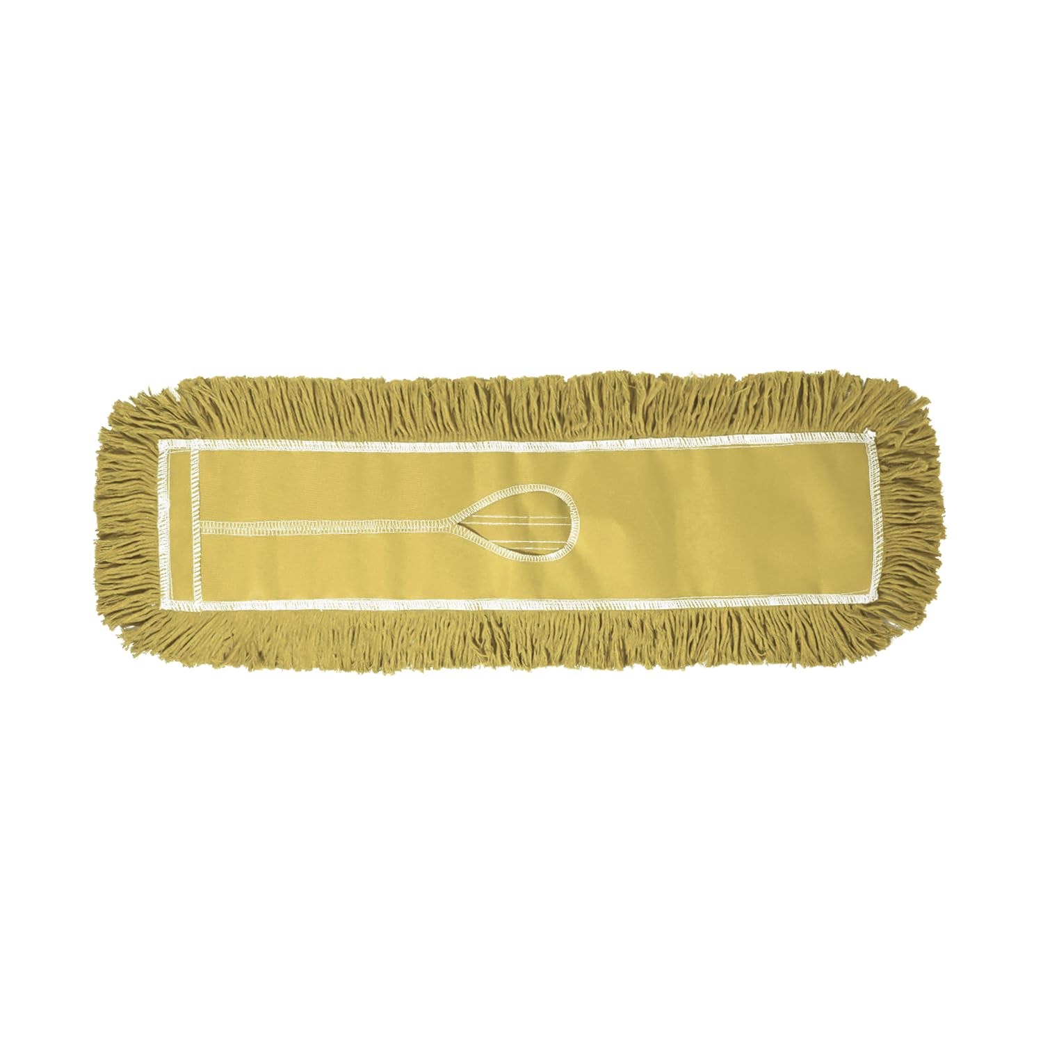 24 Inch Yellow Dust Mop with Wood Handle and 24 Inch Dust Mop Refill Bundle - 2 Mop Sets and 2 Refills