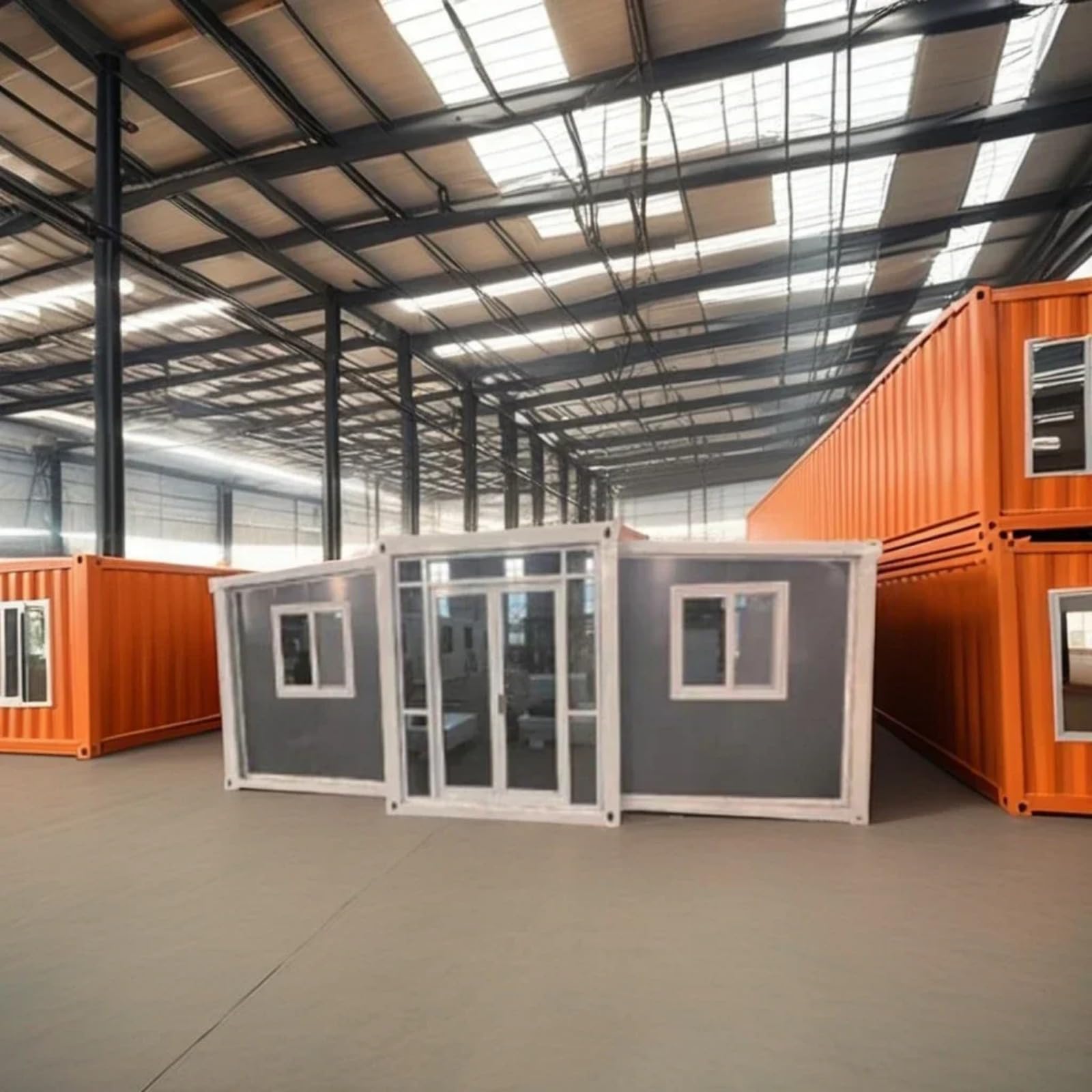 30 ft 40ft Container House Prefabricated Container Room Modular Office Dormitory Folding Packaging Box Room