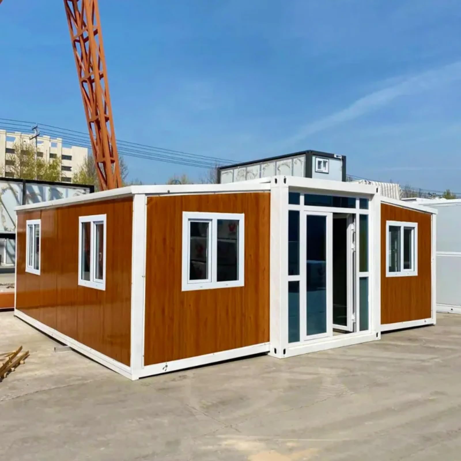 Expandable House Modular Tiny Prefabricated 20 Foot Container Plans 40 Ft Expandable Container House with 3 Bedroom Home