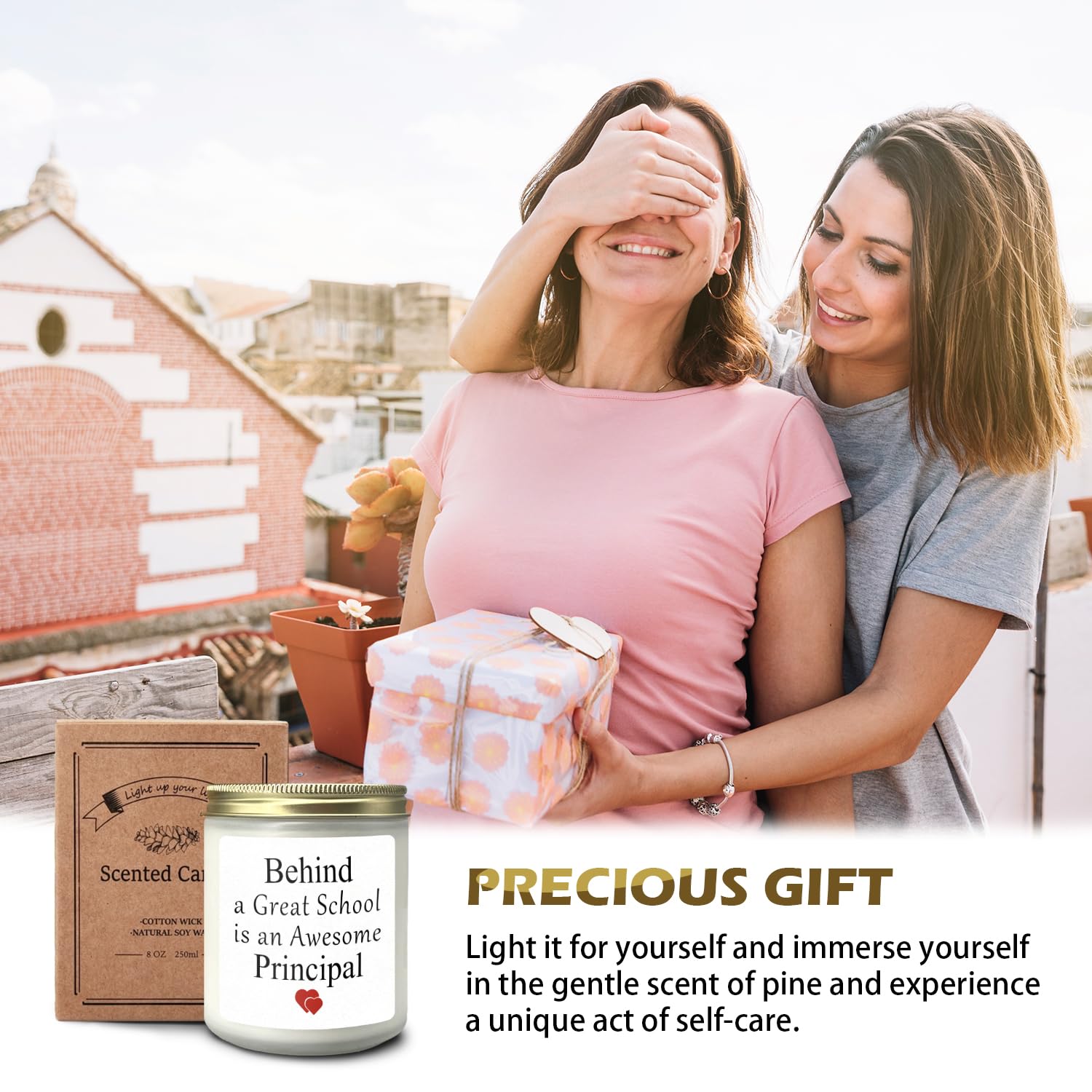 CIOJUNE Phincipal Gifts for Women, Best Principal Gifts, Principal Appreciation Gifts, Gifts for School Pnincipa, Phincipal Scented Candles