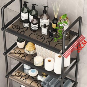 Mochalight Over The Toilet Storage Shelf,3 Tier Over The Toilet Cabinet,Freestanding Bathroom Organizer, Balcony Plant Stand Tissue Holder for Bathroom Laundry