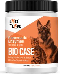 bio case - pancreatic enzymes for dog & cat - 12 oz powder (formerly thomas labs biocase)