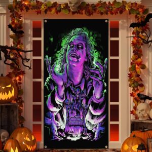 halloween door cover horror party decorations door banner horror halloween party decorations halloween photo background for halloween front door decor indoor outdoor