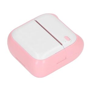 Kelepu Mini Picture Printer Bluetooth Thermal Printer USB Charging Portable Mini Picture Printer Pink 203DPI 1000mAh