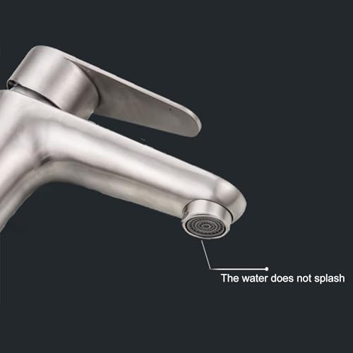 SZYDD Kitchen Faucet Single Levers Bathroom Tap with 60cm Hose Stainless Steels Cold Water Tap Bath Sink Faucet Kitchen Sink Accessories