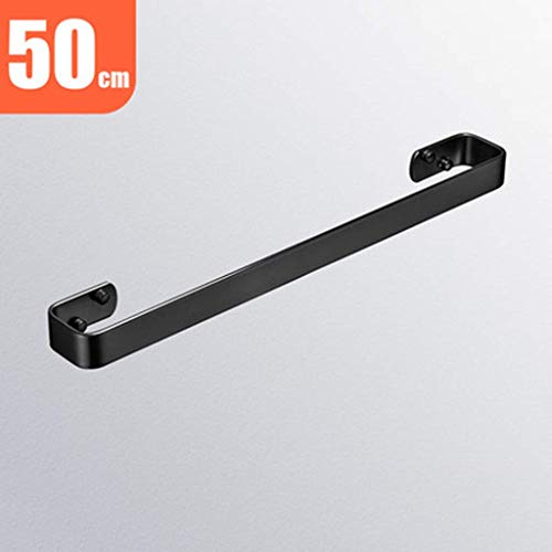 Modernnimalist Shelf,Towel Rack Single Rod, Space Aluminum, Punch-Free Hotel Project Hotel Bath Towel Bar Decoration in Home Kitchen and Bathroom Hotel Office/50Cm