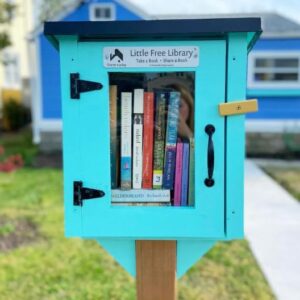 LITTLE FREE LIBRARY® Complete Bundle with Mini Library Kit, Mounting Post Kit Included, Made in America by The Nonprofit That Expands Book Access