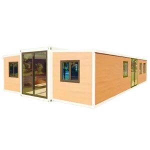 20Ft 40Ft Prefab Folding Container House Movable Prefabricated Expandable Container House with Full Bathroom