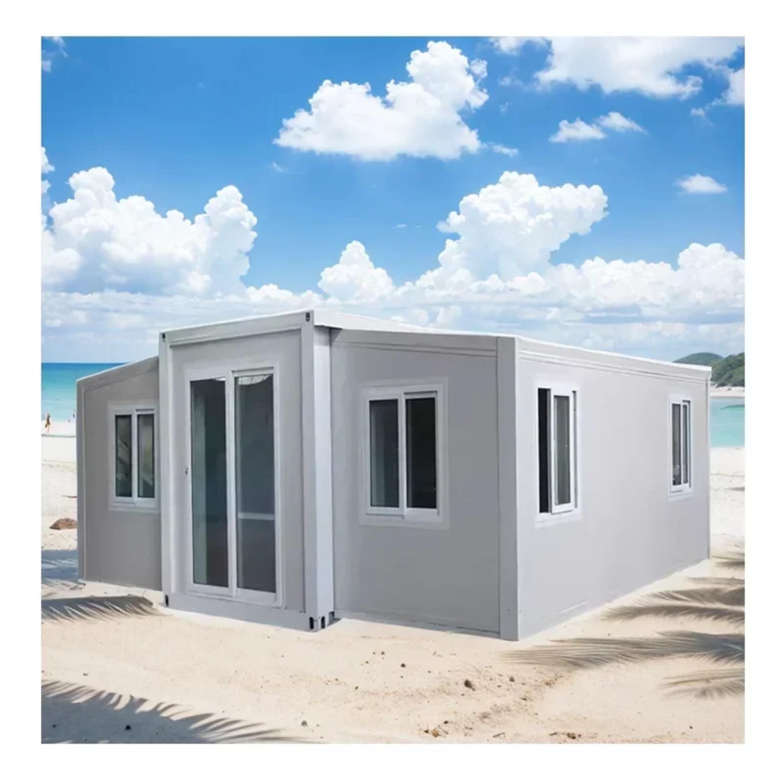 Prefab New Innovations 20 Ft 40FT Tiny House 2 Bedroom with Bathroom and Kitchen Quick Homes Container Houses