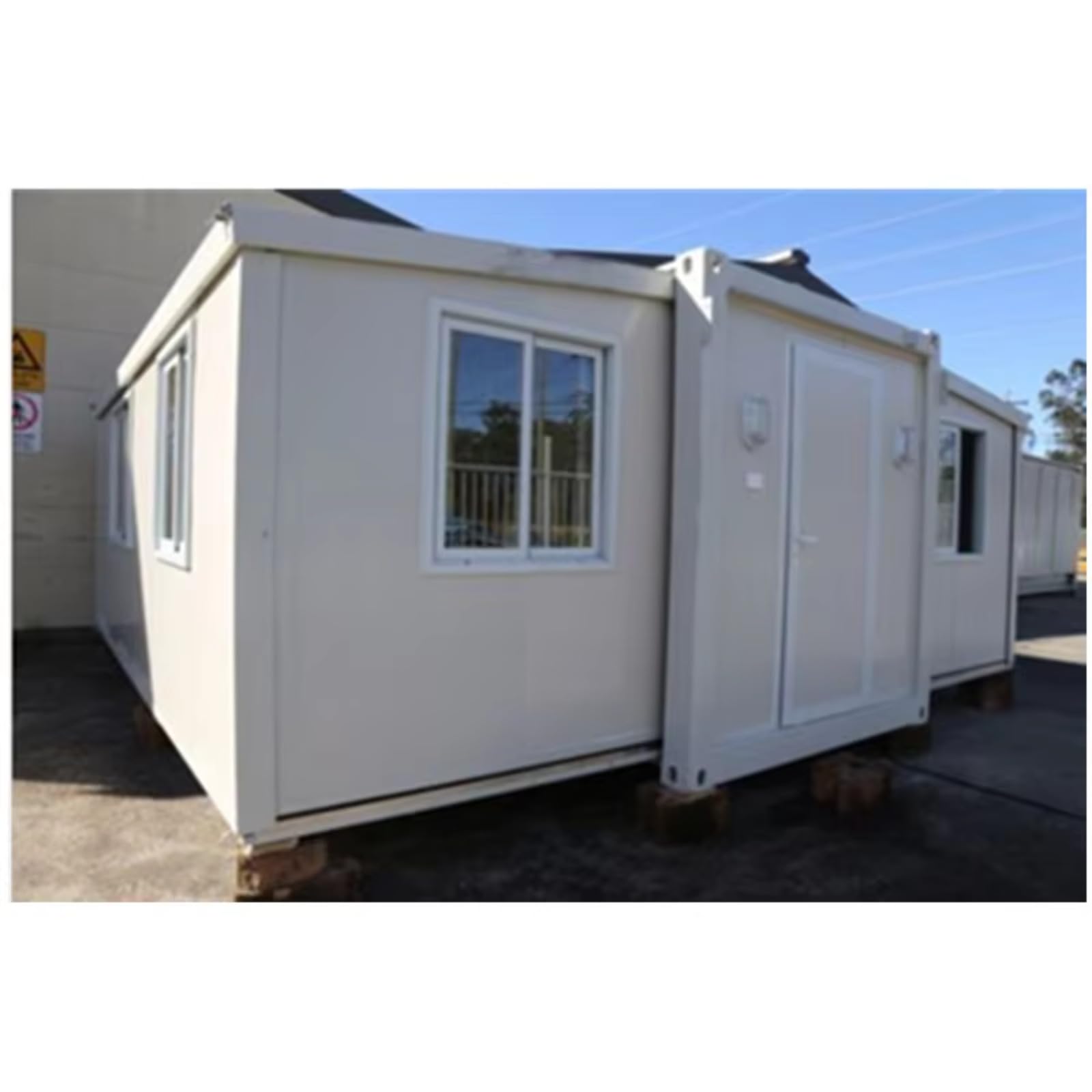 China Australia Standard prefabricated 3 in 1 Mobile Folding Foldable Expandable Container casas House Homes