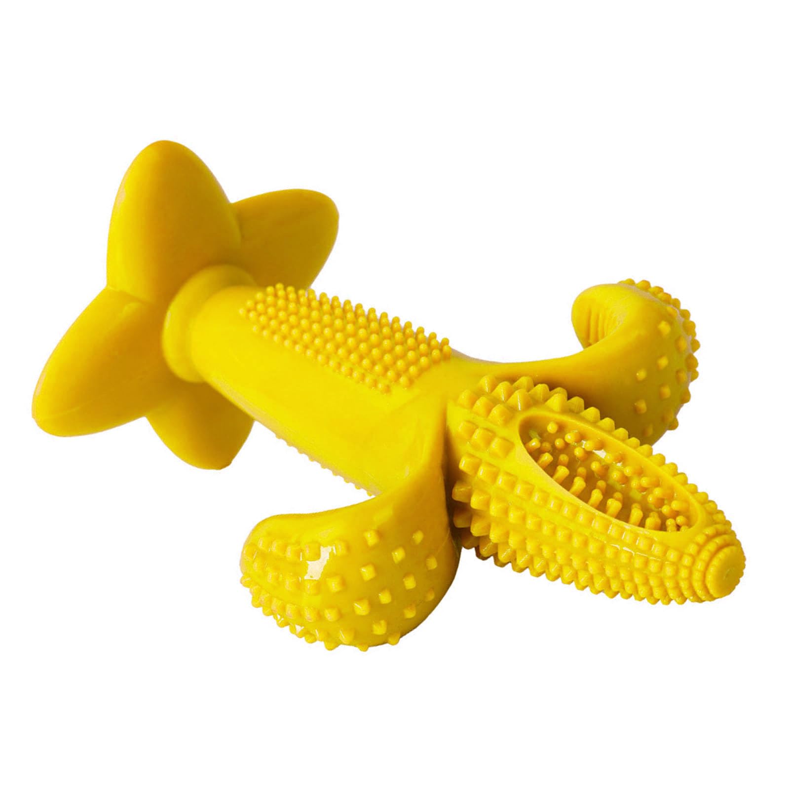 AYNEFY Dog Supplies Dog Toys On The Cob Dog Toy Corn Shaped Chewable Dog Toy Dog Toy Shaped Like Corn Corn Dog Dental Chew Toy Corn Cob Textured Dog Toy Corn Shaped Dog Chew Toy Corn