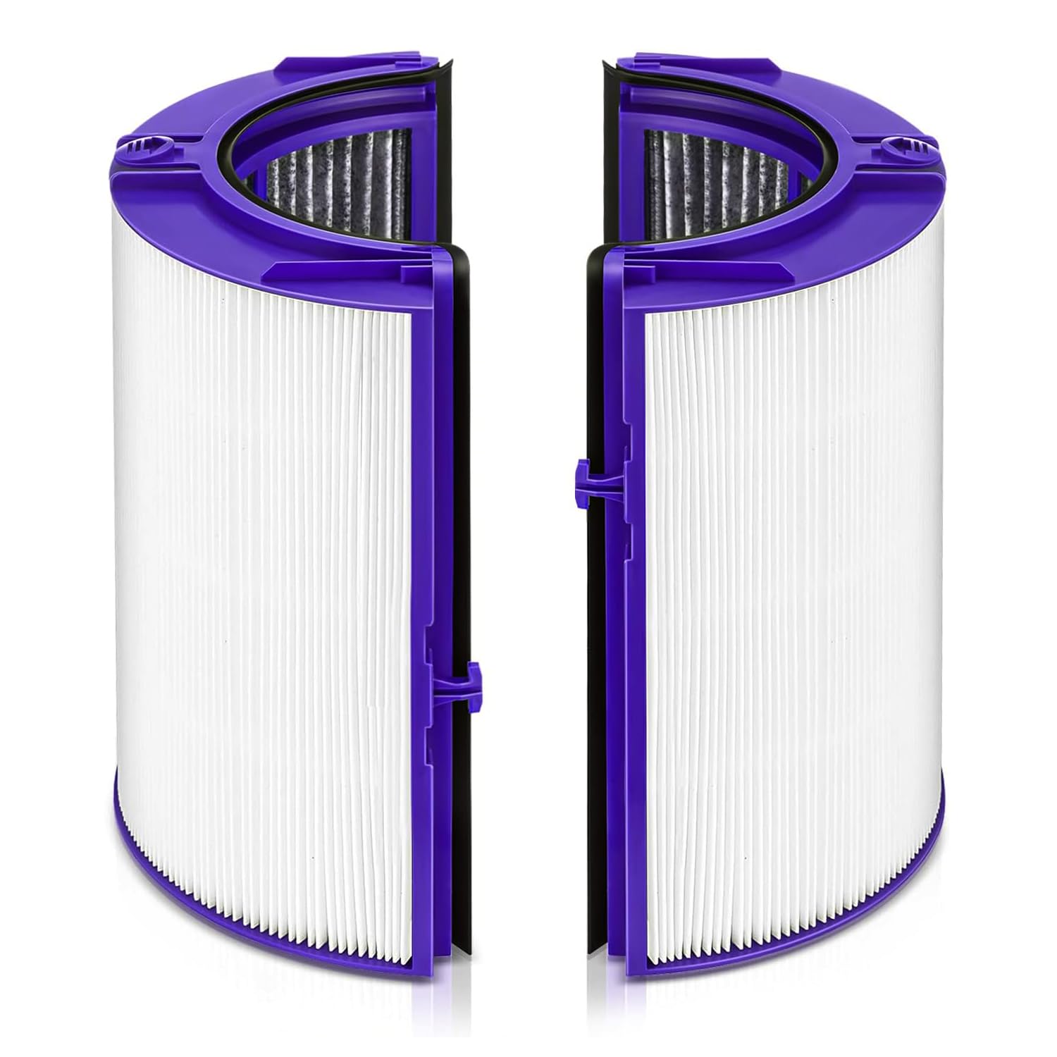 360 Combi Glass HEPA + Carbon TP07 TP09 Filter for Dyson TP04 TP06 TP07 TP09 TP10 Air Purifying Fan, 2-in-1 Filter Compatible with Dyson HP04 HP06 HP07 HP09 HP10 Purifying Tower Fan