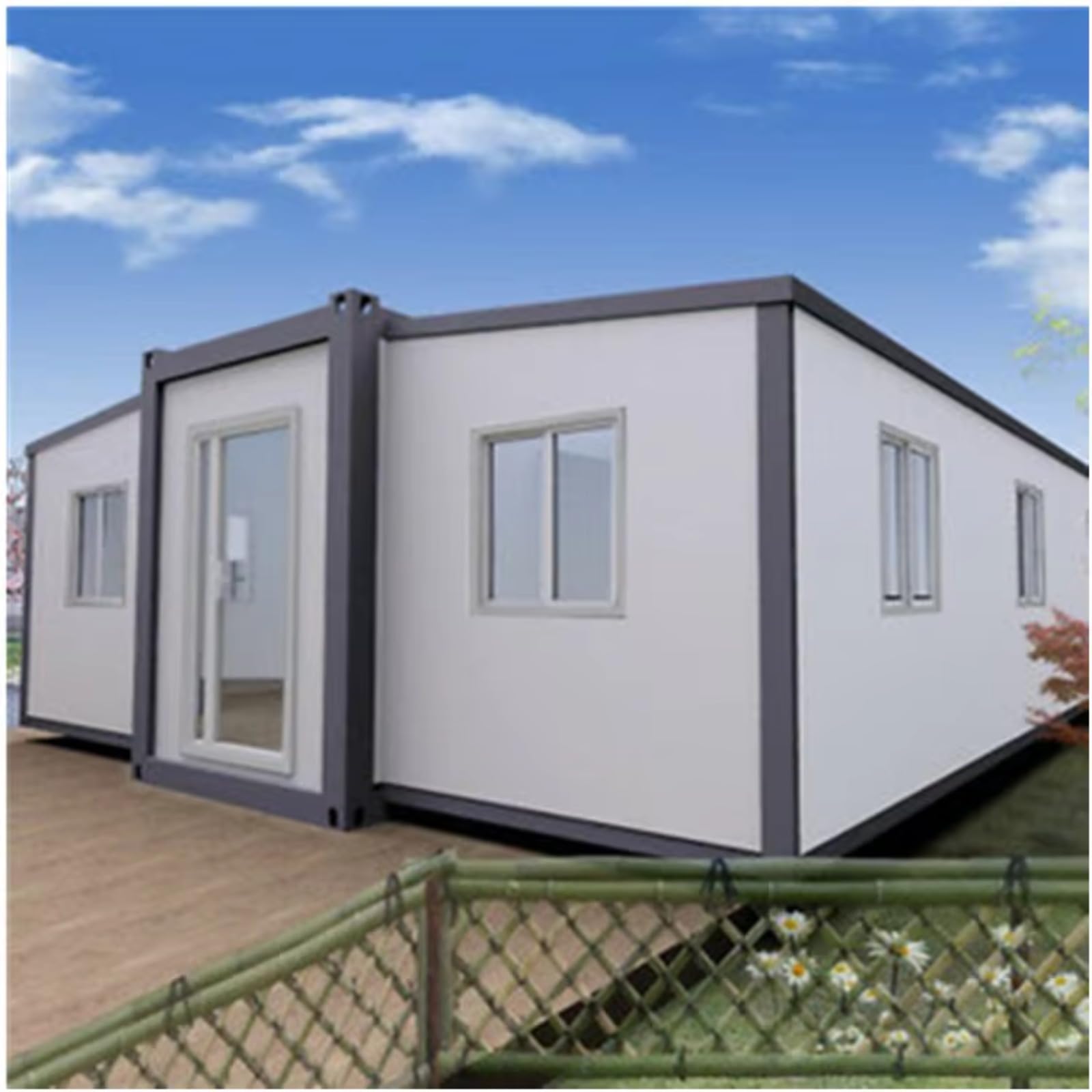 Cheap Foldable Tiny 2 3 4 5 6 Bedroom House Prefab pre fabricated Flat Pack Office Container casas Portable kit Home