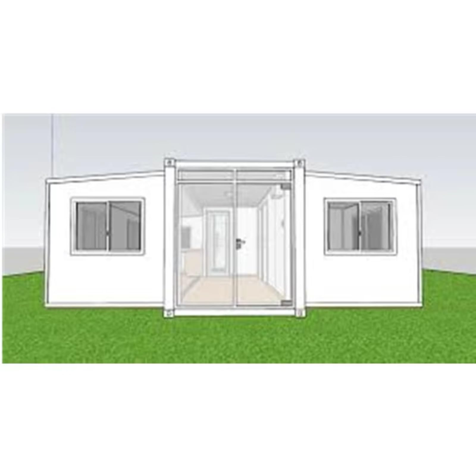 Expandable Foldable prefab pre fabricated Modular Folding Luxury Modern Mobile Shipping Container site Office kit Home House