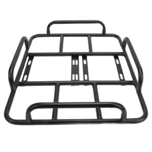 Food Delivery Box Rack Rear Grille, Iron ElectricBicycle Delivery Food Box Rack, Universal Delivery Food Box Bracket Rear Grille for Motorcycle