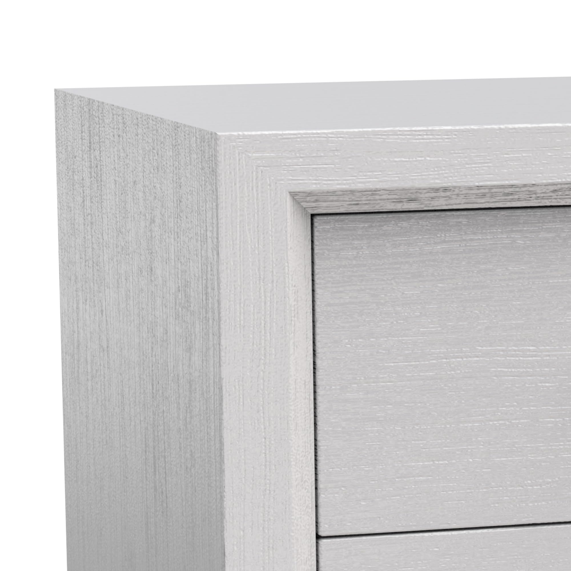 Nightstand with Drawers White Modern Wood Night Stand for Bedroom, Narrow Bdeside Table End Table for Living Room