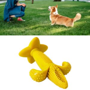 AYNEFY Dog Supplies Dog Toys On The Cob Dog Toy Corn Shaped Chewable Dog Toy Dog Toy Shaped Like Corn Corn Dog Dental Chew Toy Corn Cob Textured Dog Toy Corn Shaped Dog Chew Toy Corn