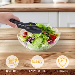 12 Pcs Plastic Tongs for Serving Food, Serving Tongs for Buffet, Tongs for Serving Food, Disposable Tongs for Serving Food, Plastic Serving Tongs, Small Plastic Tongs for Catering