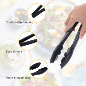 12 Pcs Plastic Tongs for Serving Food, Serving Tongs for Buffet, Tongs for Serving Food, Disposable Tongs for Serving Food, Plastic Serving Tongs, Small Plastic Tongs for Catering