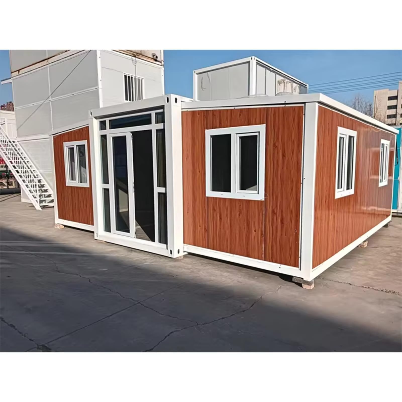 40ft 3 Bedrooms Luxury Living Prefabricated Expandable Folding Container House