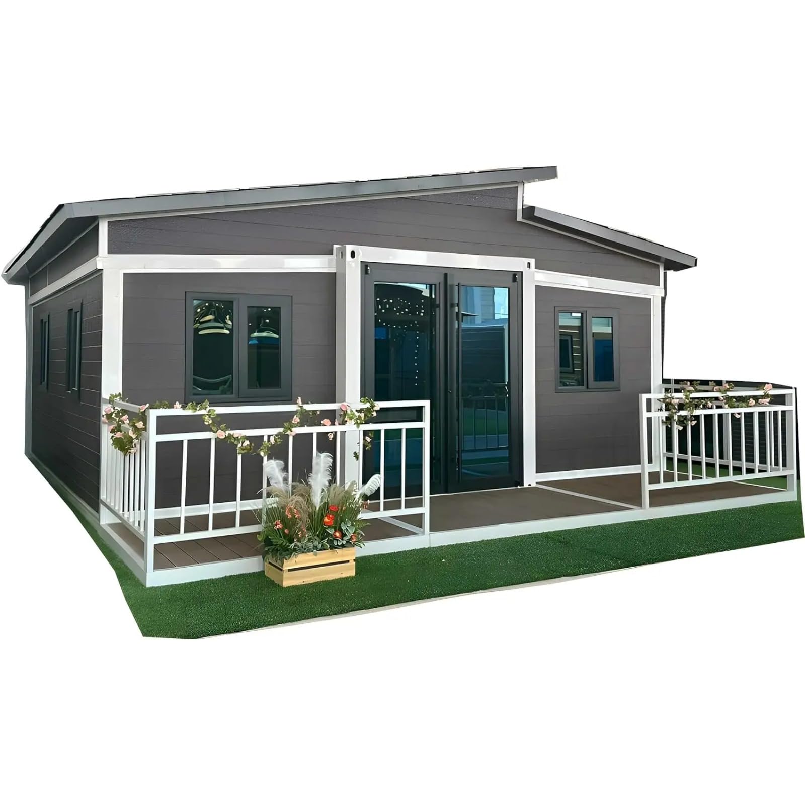 Portable Modern Mobile Expandable Container House Insulated 20ft 40ft Waterproof Prefab Mobile Home 2 3 4 Bedroom Flat Villa