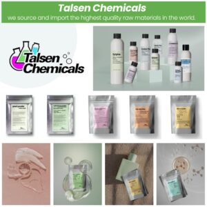 Talsen Chemicals Disodium EDTA Powder Cosmetic Grade 8 Oz / 226 Grams - Organic Chelating Agent for Industrial, Cosmetic & Laboratory - Edta Chelation Stabilizes Formulations & Enhances Performance