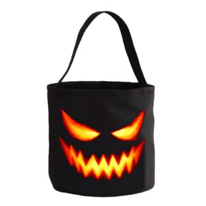 halloween candy bucket trick or treat bags multipurpose reusable portable collapsible goody tote bag for halloween party decoration supplies