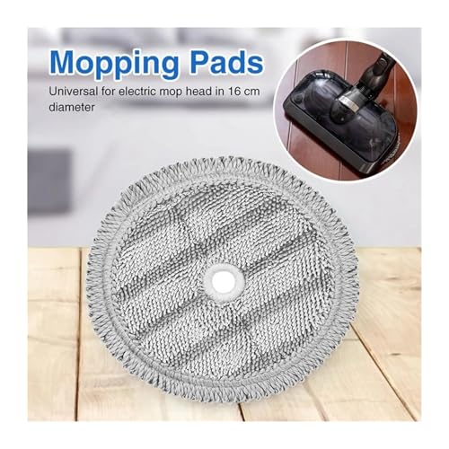 LCHONGMING 6Pcs Replacement Mop Pads Rags. Compatible for LG, A9 Steam Mop Cloth Vacuum Cleaner Robot Mopping Machine Cleaning Cloth Spare Parts. Cleaning Cloth