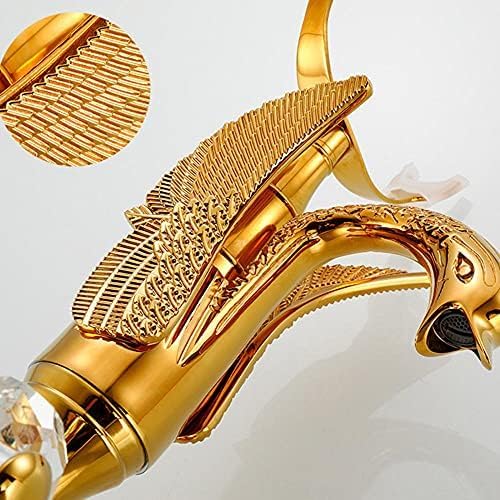 Retro Freestanding Bath Taps Bathroom Mixer Tap Bathtub Tap Double Bath Tap With Shower Waterfall Copper Bath Shower Mixer Taps-Chrome,Gold