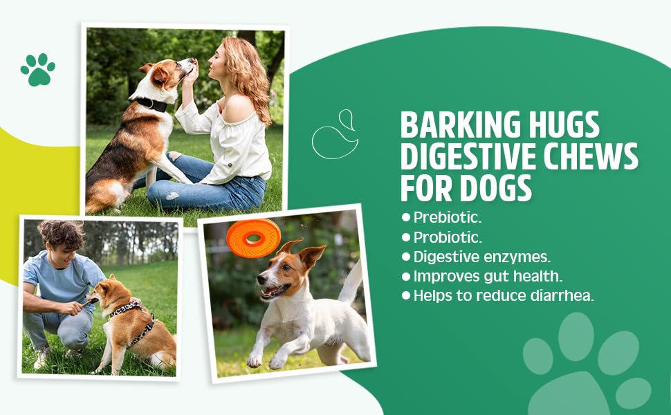 Barking Hugs Digestive Chews and Skin & Coat Chews