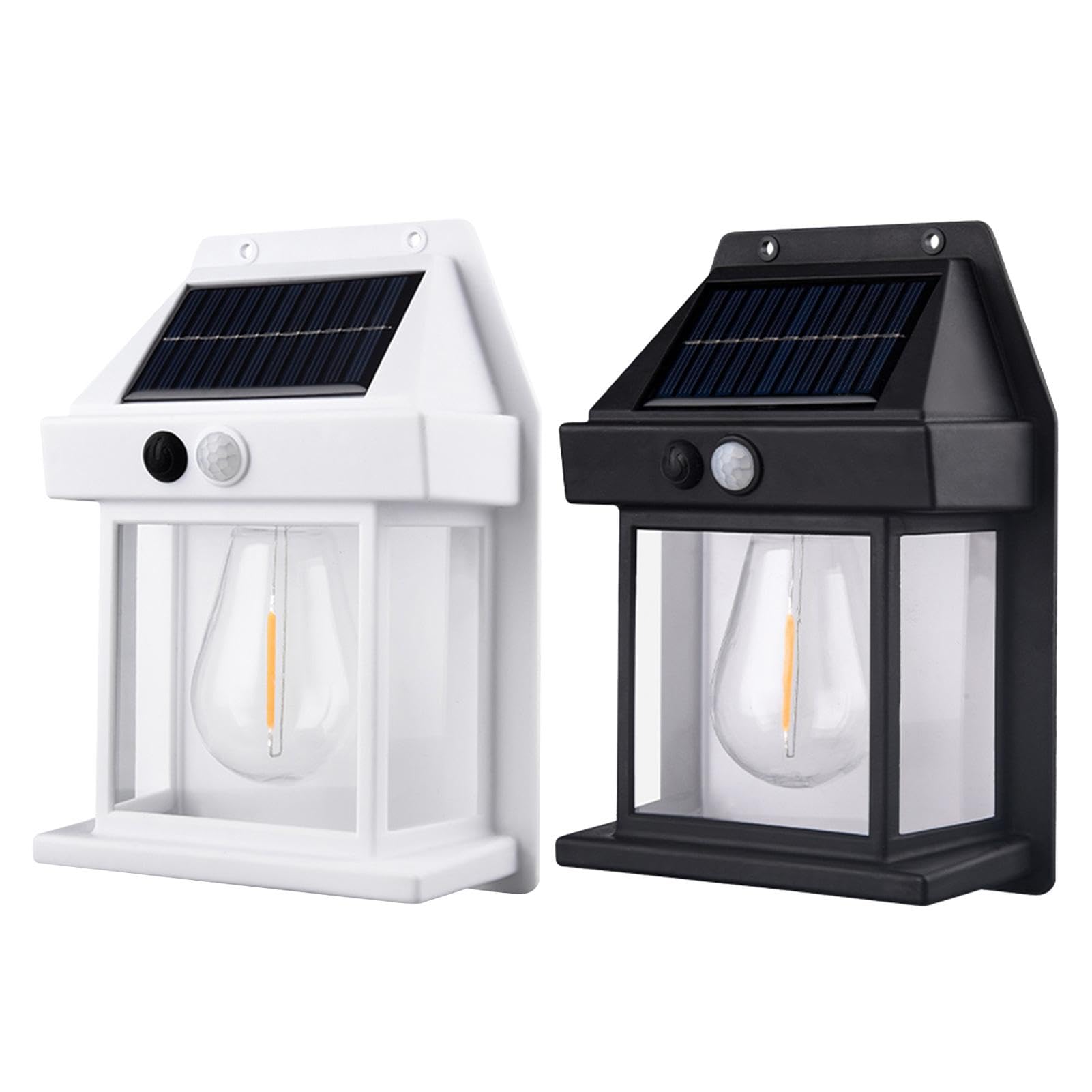 Outdoor Solar Sconce Lights - Waterproof Solar Security Light | Solar Powered Wall Lamp for Porches, Garages, Gardens, Patios