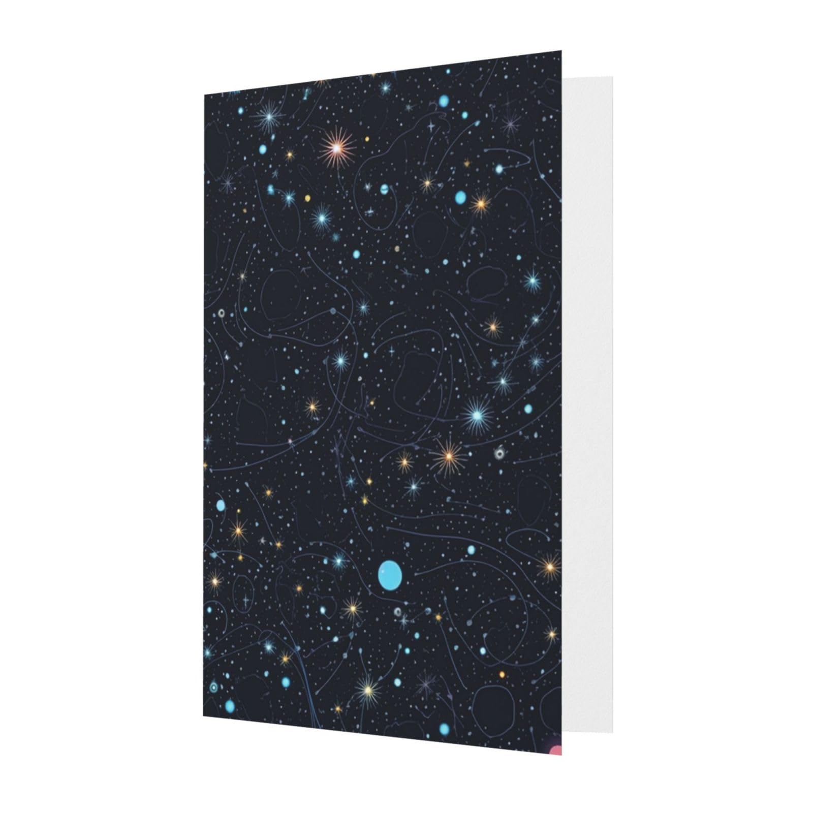 Greeting Cards with Envelopes Half-Fold Blank Cards Constellation Star Clusters Galaxies Greeting Cards Thank You Cards Happy Birthday Cards Note Cards for Graduation Holiday Wedding Invitations 4 x 6 inch