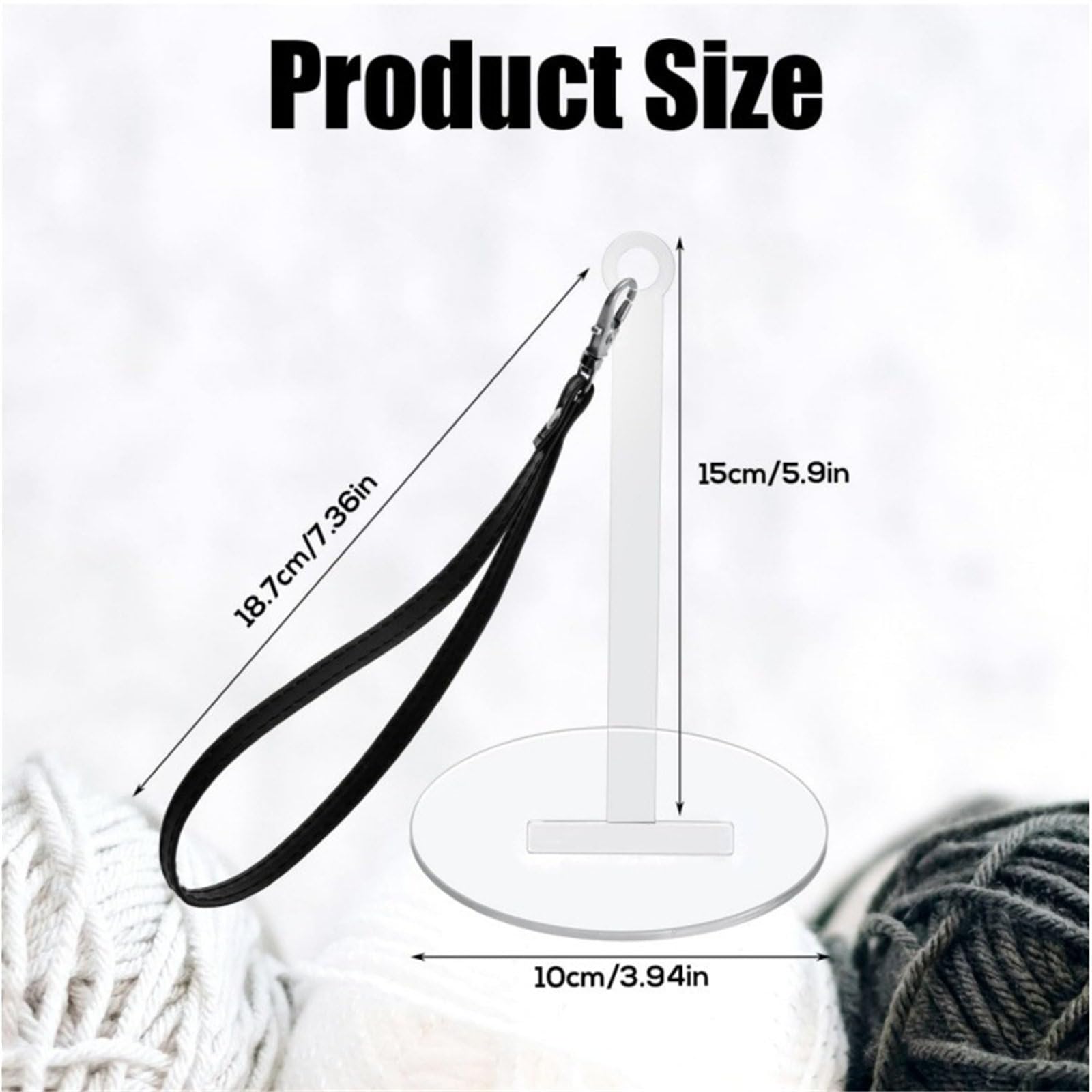 Yarn Storage Holder With Wrist Lanyard For Crocheting Yarn Organiser Storage Holder Crocheting Knitting Accessories