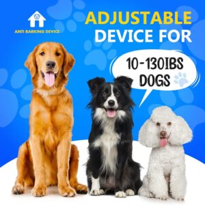 Anti Barking Devices, Ultrasonic Dog Barking Deterrent Device with 4 Modes, 50 Ft Dog Barking Control Devices Bark Box Dog Training & Behavior Aids, Dog Barking Silencer for Indoor & Outdoor