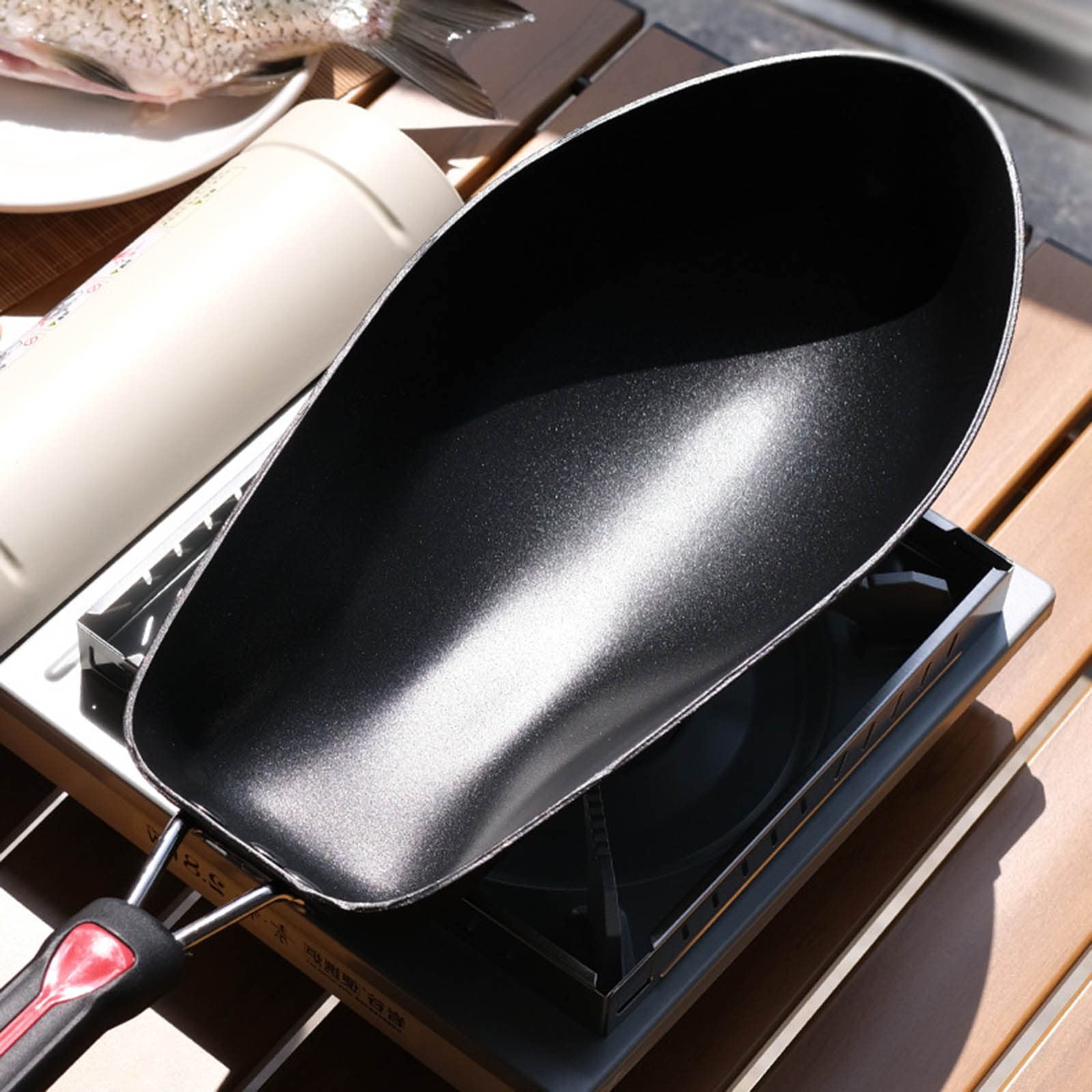 Frying Pans Non-Stick Fish Shaped Steak Pans Omelets Pans Pans Aluminum Alloy For Induction Stove