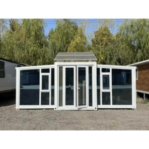 Double Wing Folding Room Series Folding Container House with Toilet Container House