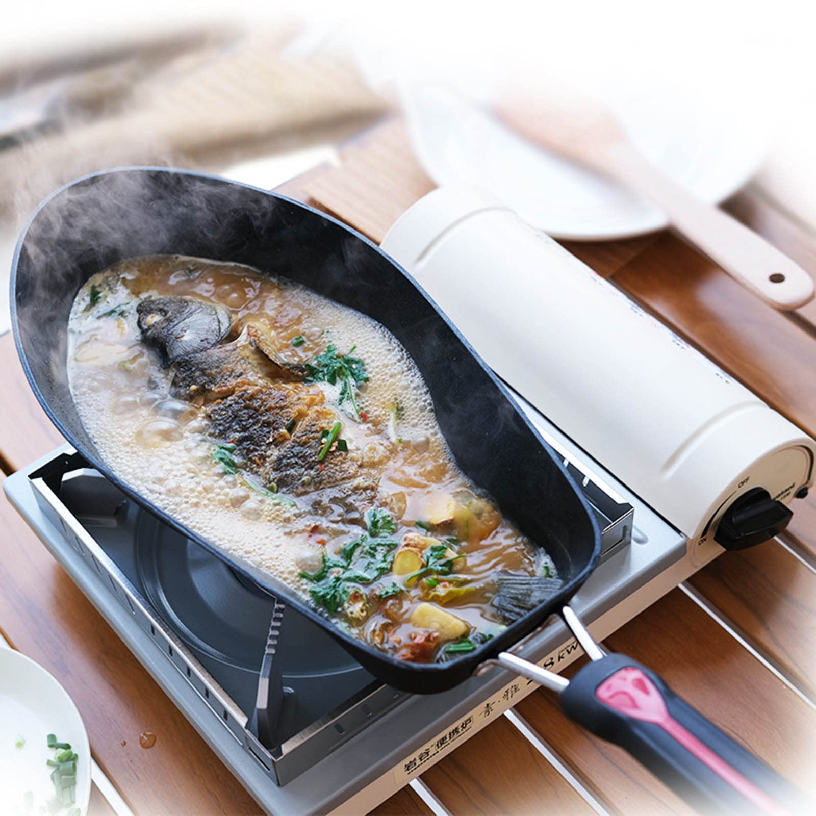 Frying Pans Non-Stick Fish Shaped Steak Pans Omelets Pans Pans Aluminum Alloy For Induction Stove