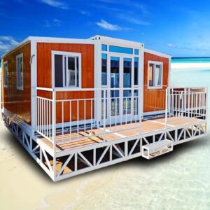 movable 20ft 40ft hurricane proof villa with 2 bedroom bathroom flat pack foldable expandable modern container prefab house